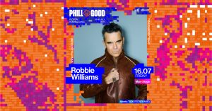 Роби Уилямс е първият хедлайнер на PHILLGOOD 2027! Британската суперзвезда е първото обявено име за второто издание на фестивала, който се завръща на Гребната база в Пловдив от 16 до 18 юли 2027 Билетите влизат в предварителна продажба в петък в 10:00